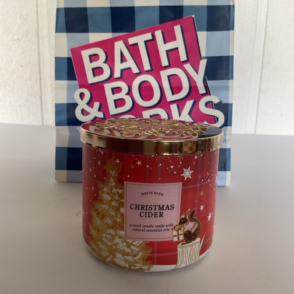 Bath & Body Works used candle Christmas Cider